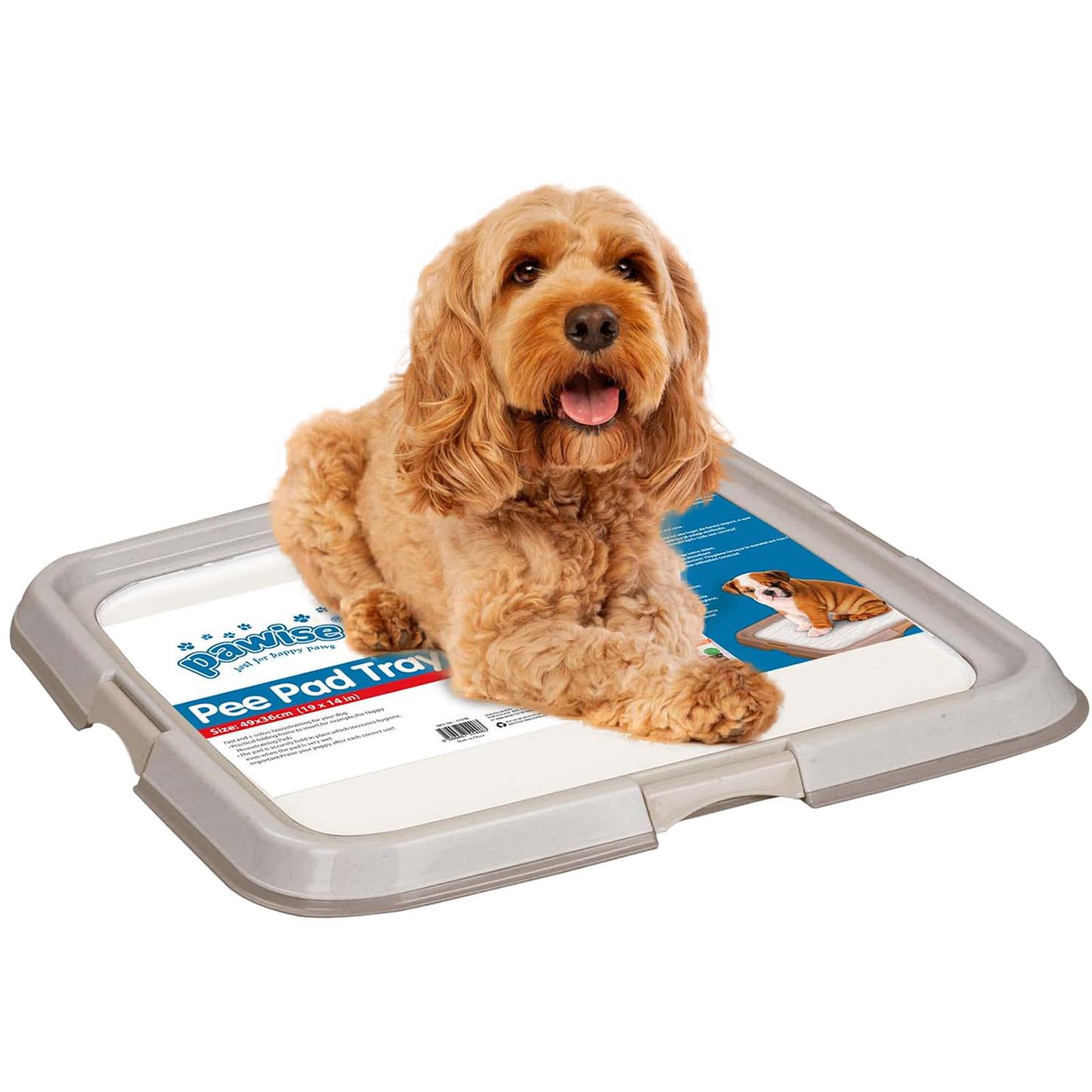 PAWISE Pee Pad Holder - Puppy Training Pads, Dog Pad Holder, Pee Pad Tray for Training Pads,Puppy Pad Holder(60 x 60CM)