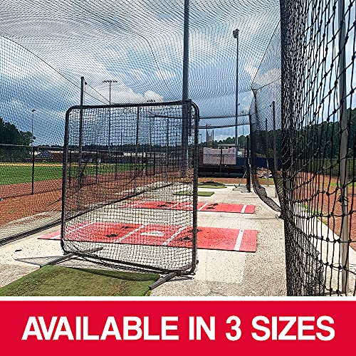 Hit Run Steal Batting Cage for Baseball and Softball. UV Treated Indoor