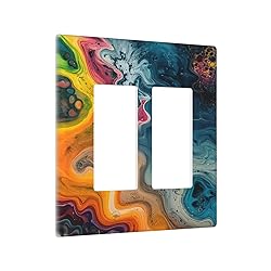 Thsanju Decorative Outlet Covers Colorful Artistic