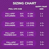 Huggies Pull-Ups Explorers Girls Size 5-6 48 Ct Nappy Pants Disney Wetness view 4