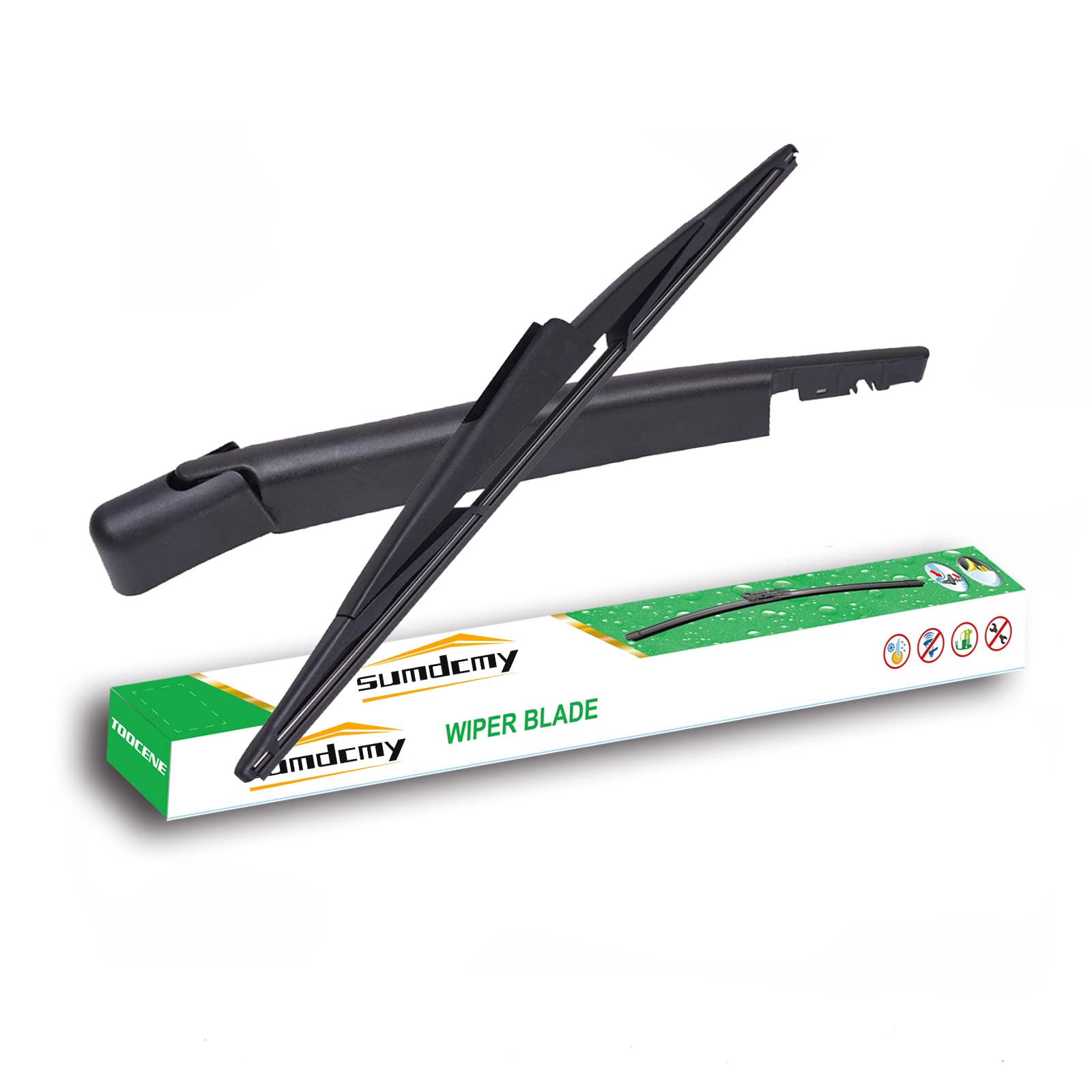 Rear Windshield Wiper Blade and Arm Replacement for