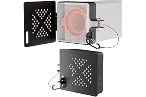 Safoner Aluminum RV Bumper End Cap- Fits Standard 4-Inch Square Camper Bumpers, No-Insect Vent Holes, Secure Sewer Hose Storage, Must-Have Travel Trailer Accessories - 2 Pack