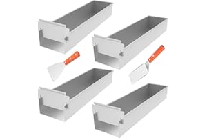 ZFLYCANP Tiramisu Cake Mold, Nonstick Rectangle Cake Pan with Removable Frame, Cheesecake Mold, Aluminum Alloy, Sturdy, Heat 