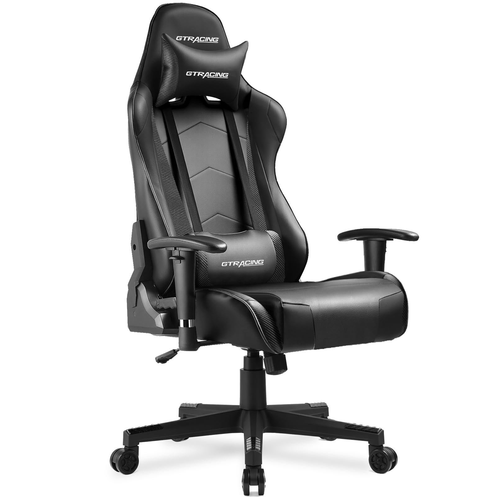 Photo 1 of ** USED / DIFFERENT COLOR FROM THE PHOTO IS GREEN ** GTRACING Gaming Chair Racing Office Computer Ergonomic Video Game Chair Backrest and Seat Height Adjustable Swivel Recliner with Headrest and Lumbar Pillow Esports Chair
