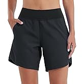 Willit Women's 5" Swim Board Shorts Quick Dry Beach Swimming Shorts UPF 50+ High Waisted Liner Pockets