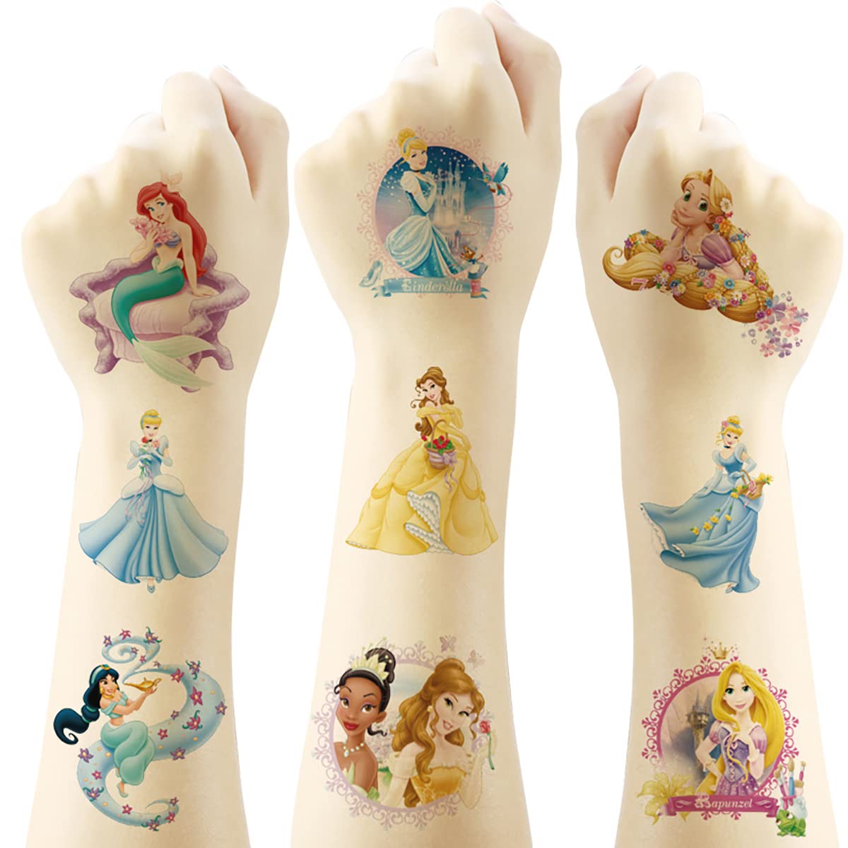 Temporary Tattoo for Fans, 20 Sheets Big Temporary Tattoo Body Art Tattoo Stickers,Goody Bag Stuffers Party Bag Fillers (2x2 Inch) …