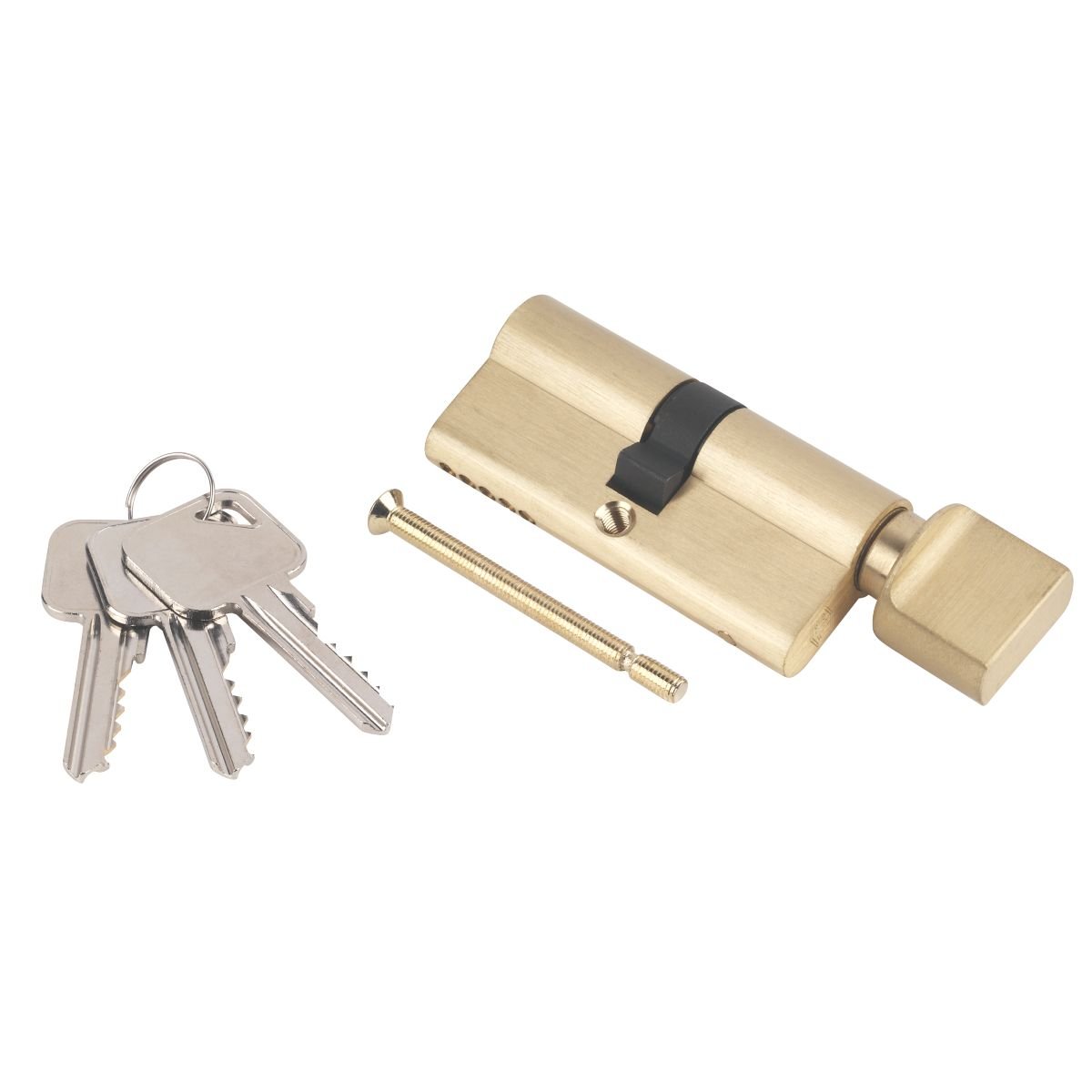 Smith & Locke 5Pin Thumbturn Euro Cylinder Lock 3535 (70mm) Brass
