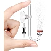 Clscea CO2 Diffuser for Aquarium Plant Mini CO2 Atomizer, U-Shaped-S