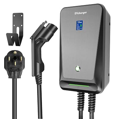 LEFANEV 32A 7.68KW EV Charger Level 2,240V 20ft Charging Cable Electric Vehicle Charging Station with NEMA 14-50 for Electric and Hybrid Vehicles