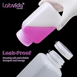 Labvida Square Reagent Bottle HDPE Wide Mouth
