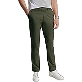Michael Kors Men's Slim Fit Cotton Blend Chino Pant, Ivy, 29/30