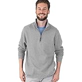 Charles River Apparel Unisex Crosswind Quarter Zip, Mens and Womens Soft Cotton Blend Sweatshirt