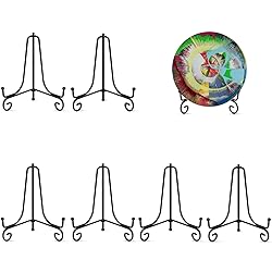 Vivinin 6 Pack Plate Stands for Display, Holder for