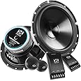 NVX® VSP65KIT2F 6.5" Premium Car Speakers, 750W Max, 250W RMS, 2-Ohm 2-Way 6-1/2 inch Component System w/ 1" Silk Dome Tweeters & Passive X-Overs, Easy to Install in Cars/Trucks/Doors (Pair)