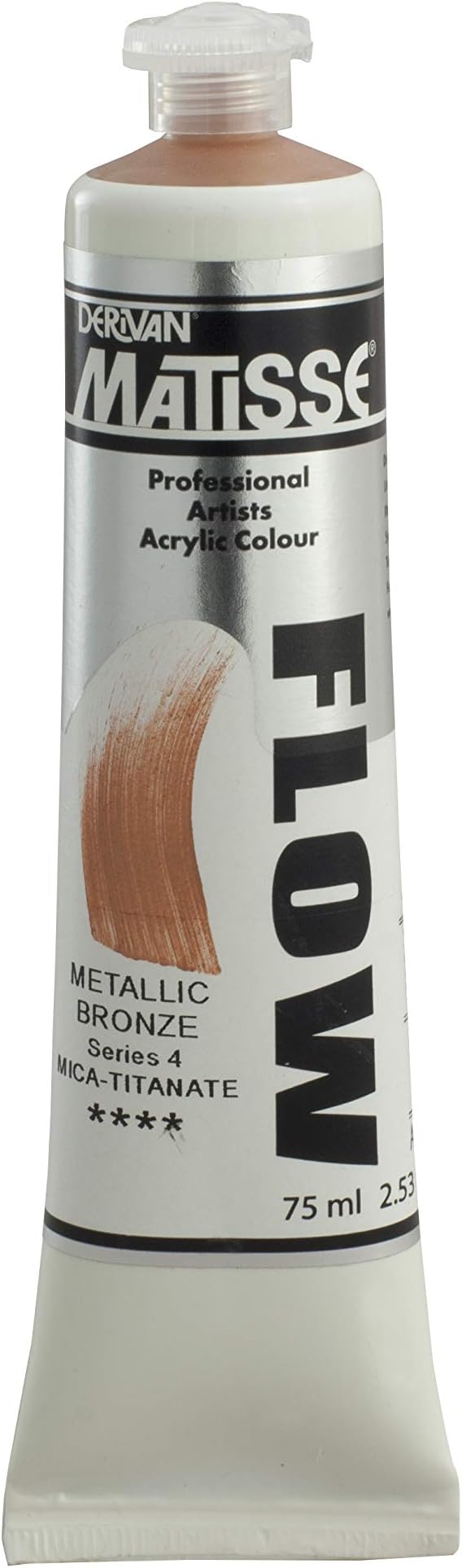 Matisse Flow Acrylic 75 ml Tube - Metallic Bronze