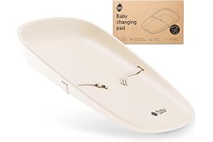 Baby Uma Wipeable Changing Pad - 100% Waterproof Baby Changing Pad for Dresser, Comfortable EVA Foam, 27″ x 17.5″