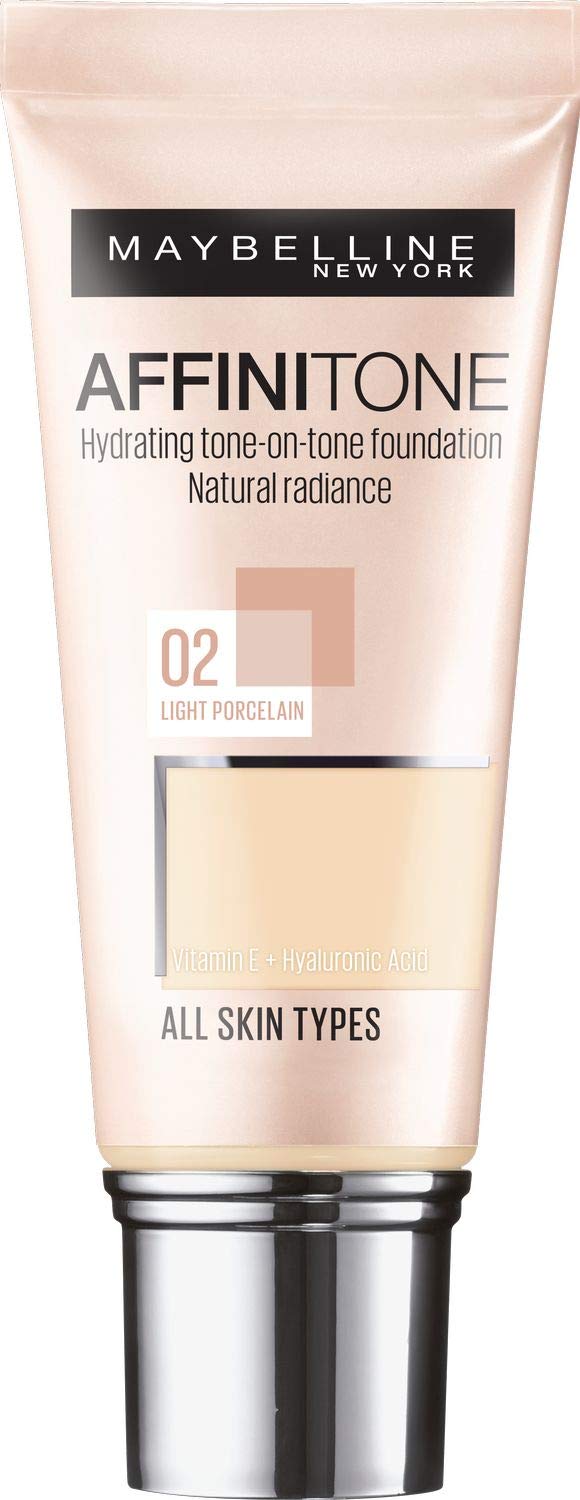 Maybelline New York Affinitone Unifying Foundation Cream - 02 | Light Porcelain