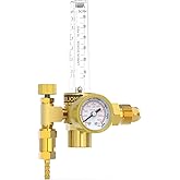 TOOLIOM CO2 Argon Flow Meter Gas Regulator Gauge Mig Tig Welding