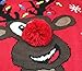 Women's Christmas Sweater Cute Reindeer Snowflakes Knitted Pullover Ugly Party Costume Outfit (Small, Lighting)