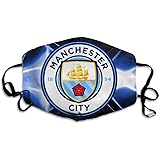 Amazon Com E Braintoys Manchester City Face Cover With 6 Filters Dust Wind Proof Protection For Outdoor Sport Activity Sports Outdoors