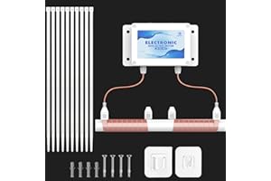 JOBYNA Electronic Water Descaler System, Alternative Chemical and Salt Free Water Softener Systems Whole House, Prevents Scale Build-up in Pipe, 3 Installation Methods, Works with All Pipes