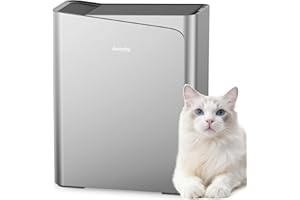 AEOCKY Energy Star Filtre 5 en 1, purificateurs d'air avec préfiltre lavable pour maison, grande pièce, moniteur de qualité d