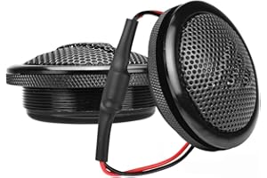 PRV AUDIO Soft Dome Tweeters 240 Watts 4 Ohm TW150SD-4 with Built-in Crossover, 32 mm Silk Dome, Neodymium Magnet for Car Audio and Motorcycle Systems Easy Flush Mount (Pair)
