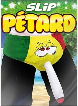 Slip Humoristique Rasta Petard Taille Unique Amazon Fr Jeux Et Jouets
