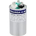 VEXUNGA 30/5 uF 30+5 MFD 370VAC or 440VAC Dual Run Start Round A/C Capacitor CBB65 CBB65B Air Conditioner Capacitors for AC Unit Fan Motor Start or Heat Pump or Condenser Straight Cool