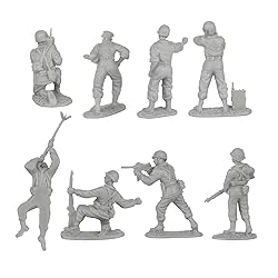 BMC CTS WW2 US Infantry Plastic Army Men - 33pc