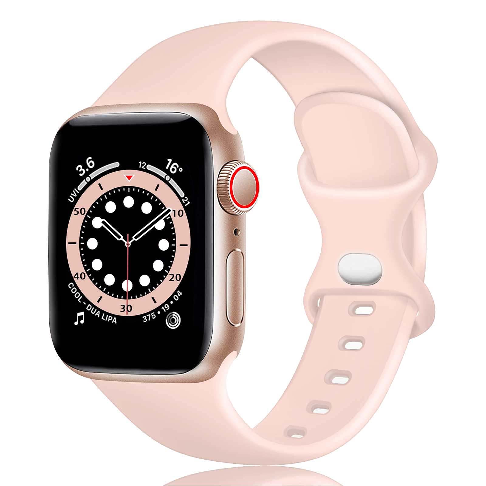 TopPerfekt Silicone Strap Compatible with Apple Watch Strap 38mm 40mm 41mm, Series 10/11 42mm, Silicone Replacement Watch Band Straps for iWatch Series 11 10 9 8 7 6 5 4 3 2 1 SE