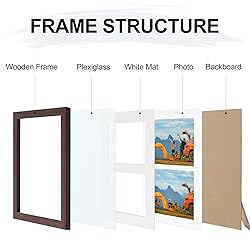 Vittanly 8x10 Collage Picture Frame, Displays 2Pcs