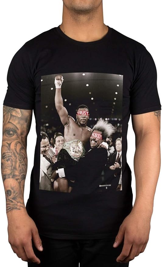 Amazon.com: Iron Mike Tyson Don King Trust Nobody T-Shirt Cotton O-Neck