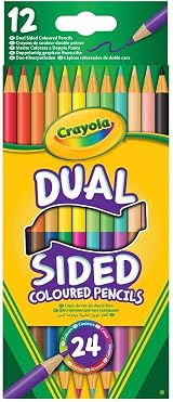 Crayola Dual-Sided Colouring Pencils 12 Pack Assorted Colours view 3