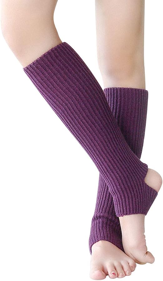 Danolt Leg Warmers Dance, Knitted Long Sport Leg Warmers for Women