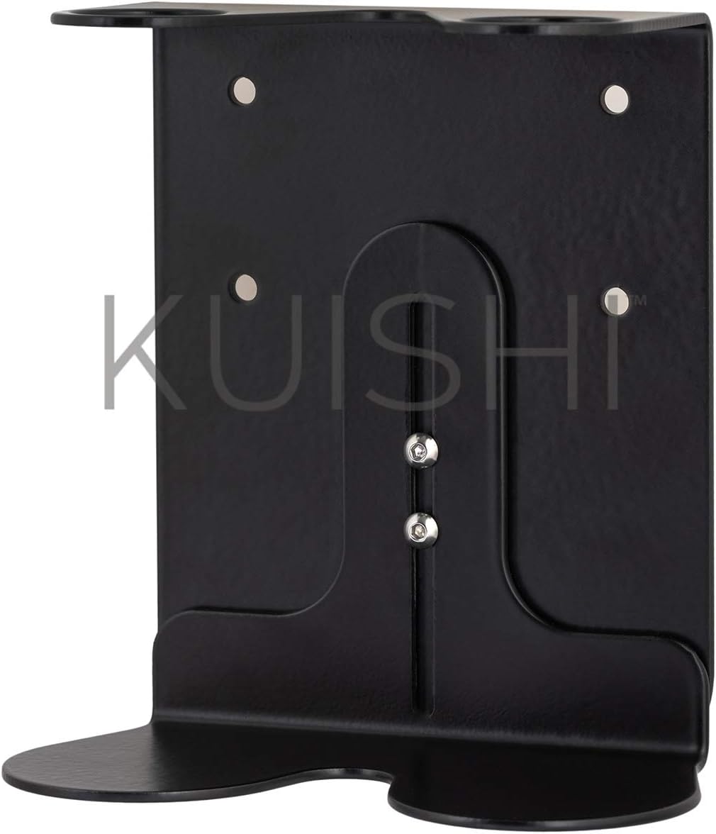 Kuishi Soap Dispenser Bracket, Wall Mounted Soap Bottle Holder, Stainless Steel Holder for 250-500ml Bottles - Image 3