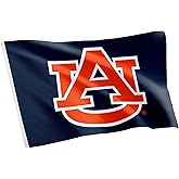 Desert Cactus Auburn University AU Flag - 3 x 5 Feet Tigers Banner, Indoor/Outdoor Durable Fabric, 100% Polyester Design (Style 1)