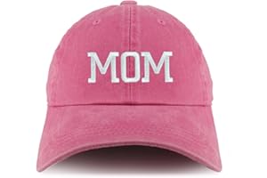 Trendy Apparel Shop Mom Embroidered Pigment Dyed Unstructured Cap
