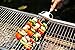 BBQ Skewers Lock & Slide Stainless Steel (Set of 2) Makes 6 Kebabs, Grill Kebab Gadget, Best Skewer for Outdoor Grilling with Quick and Easy Release for Any Type of Shish Kebab Chicken or Vegetables