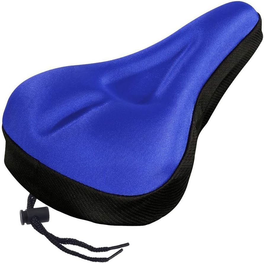 Jiecikou Silicone Bike Seat Cover Extra Soft Gel Bicycle Seat Bike Saddle Cushion Pad for Cycling