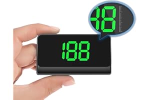 CRLHC Universal Car GPS Head Up Display MPH Speedometer HUD Digital Windshield Projector Speed Meter Car Speed Display Windshield