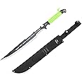 Snake Eye Tactical Two Tone Color Finish Fantasy Desgin Ninja Sword Comes with Nylon Sheath