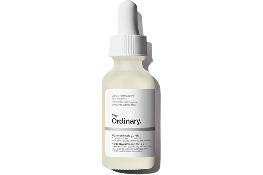 The Ordinary Hyaluronic Acid 2% + B5 (with Ceramides), Multi-Depth Hydration Serum for Plumper, Smoother Skin