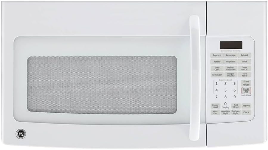 GE JVM1740DMWW 1.7CF OvertheRange Microwave 1000W White