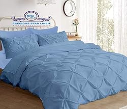 Pinch Pleated 1-Piece Duvet Cover Egyptian