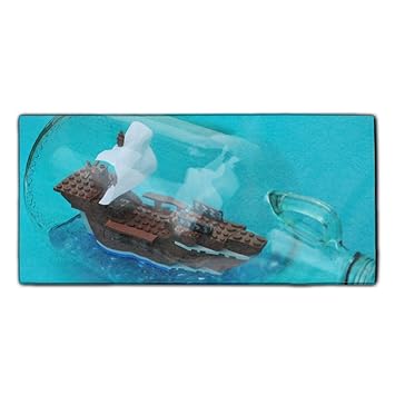 Amazon.com: Ship In The Bottle Hand Towel | Premium Quick ...
