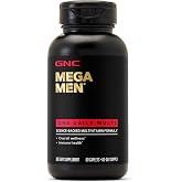 GNC Mega Men One Daily Multi, 60 Count, 60 Servings | Men's Multivitamin with Vital Nutrients, Essential Minerals &amp; Vitamins, Biotin, Magnesium, Niacin &amp; More, Gluten-Free