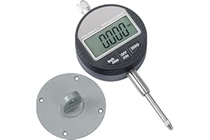 AUTOUTLET Dial Indicator Probe Electronic Indicator 0.001mm/0.00005'' Range DTI Digital Gauge Dial Test Indicator 25.4mm/1'' High-Precision Measurement Industrial Indicators