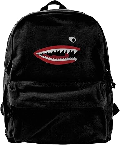 shark mouth bookbag