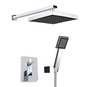 Amzdeal Single Handle Wall Mount Shower Faucet with 8 Inch ... Amzdeal Single Handle Wall Mount Shower Faucet with 8 Inch Showerhead and Side Bar Handheld Shower Amzdeal Single Handle Wall Mount Shower Faucet with 8 Inch ... Amzdeal Single Handle Wall Mount Shower Faucet with 8 Inch Showerhead and Side Bar Handheld Shower